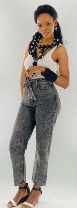 White Double Neckline Bodysuit - Polka Dot