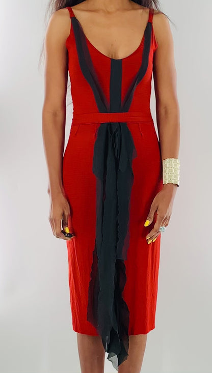 Fitted Midi Dress| Knee Length - SAMPLE SALE